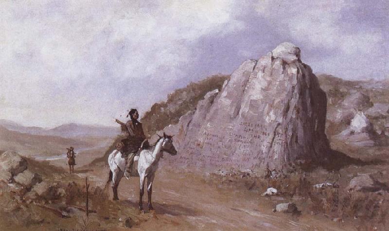 The Rock of the Signature, Frederic Remington